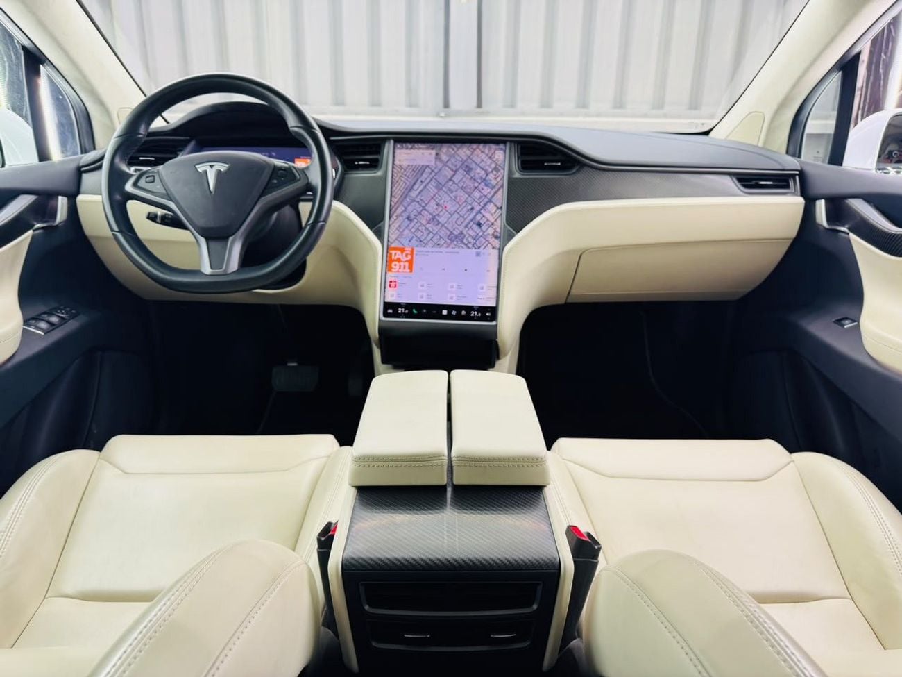 Tesla Model X 75D 2018 Tesla Model X Full Service History, Carbon Fiber Package, Falcon Wing, GCC