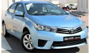 Toyota Corolla Toyota Corolla 2015 GCC in excellent condition without accidents, very clean inside and out