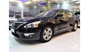 Nissan Altima FULL SERVICE HISTORY SV 2014 Model! in Black Color GCC Specs