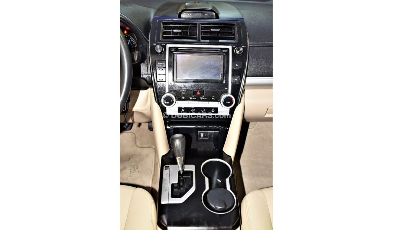 تويوتا كامري ( صبغه وكاله ORIGINAL PAINT ) Toyota Camry S+ 2014 Model!! in White Color! GCC Specs