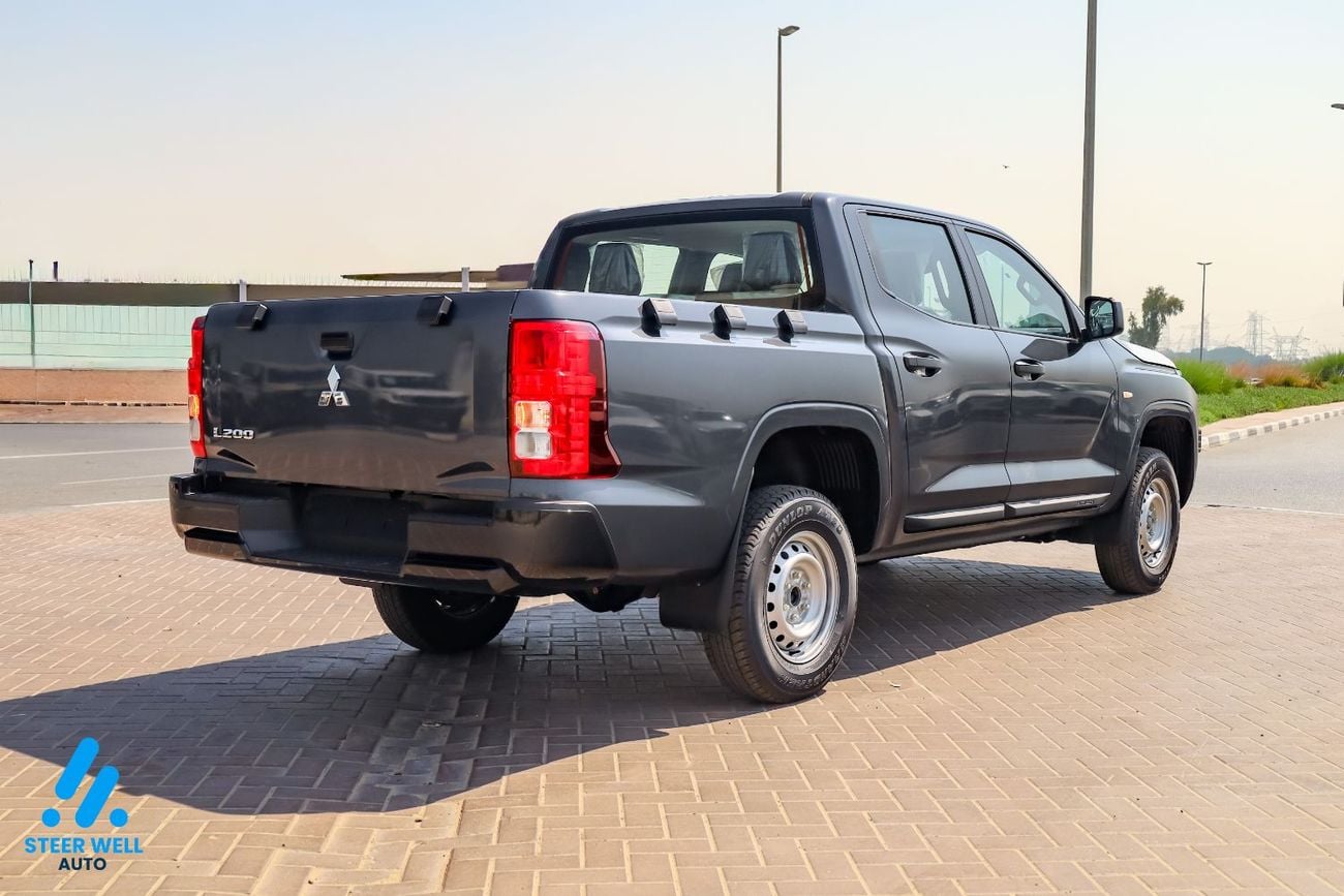 ميتسوبيشي L200 GL 2027 | محرك ديزل سعة 2.4 لتر | كابينة مزدوجة، دفع رباعي | ناقل حركة يدوي 5 سرعات، فئة متوسطة | أفضل 
