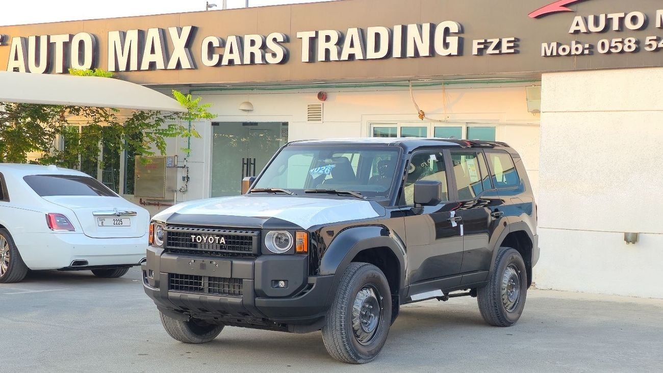 تويوتا برادو TOYOTA PRADO PETROL 2.4T   URBAN - E BASIC - 2025 MODEL - BLACK INSIDE BLACK