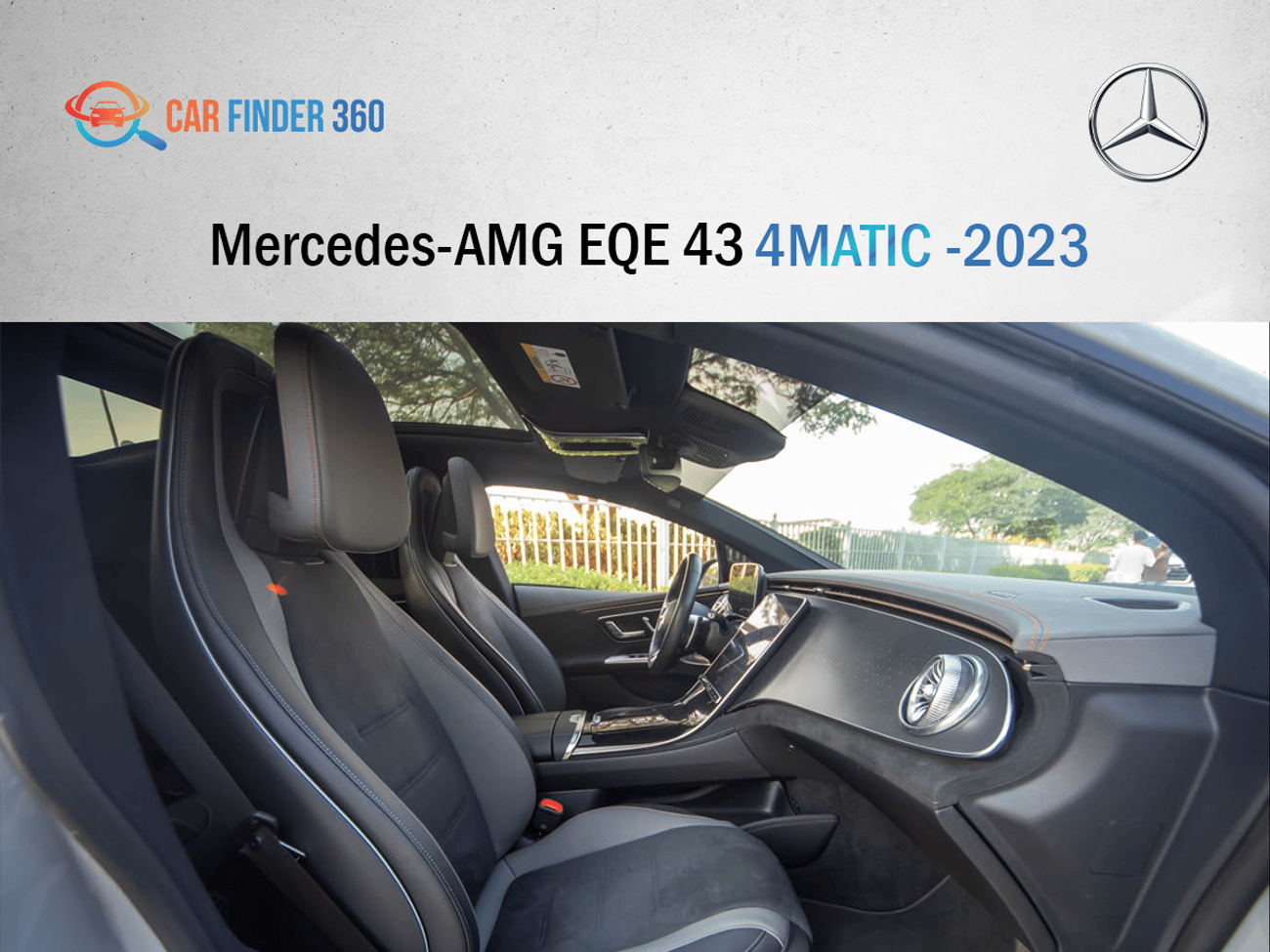 مرسيدس بنز EQE 43 2023 Mercedes-AMG EQE 43 4MATIC — 18,000 km only