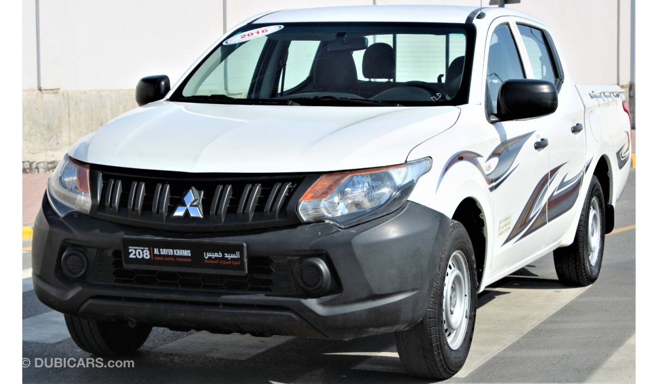 Mitsubishi L200 Mitsubishi L200 2016 GCC in excellent condition, without accidents, very clean from inside and outsi