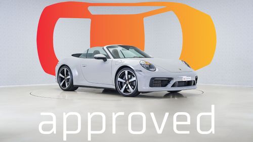 Porsche 911 Carrera 3.0L (380 HP) Convertible | AED 8,758 PM | Warranty September 2026 | GCC