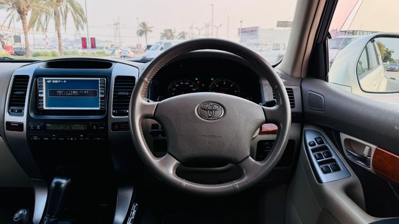 Toyota Prado BLACK LEATHER SEATS | 3.0L DIESEL | RHD | 2006 | REAR VIEW CAMERA | SIDE FENDER HOOD MIRROR