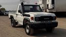 تويوتا لاند كروزر بيك آب Toyota landcruise pickup single cab 2018Model upgrade 2024 Model 4.2 1HZ v6 Engine Colour white Tran