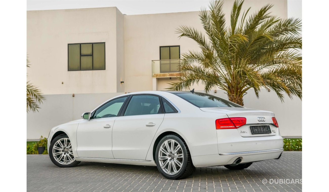 أودي A8 Fully Loaded - Low Kms - Warranty - AED 1,547 Per Month - 0% DP