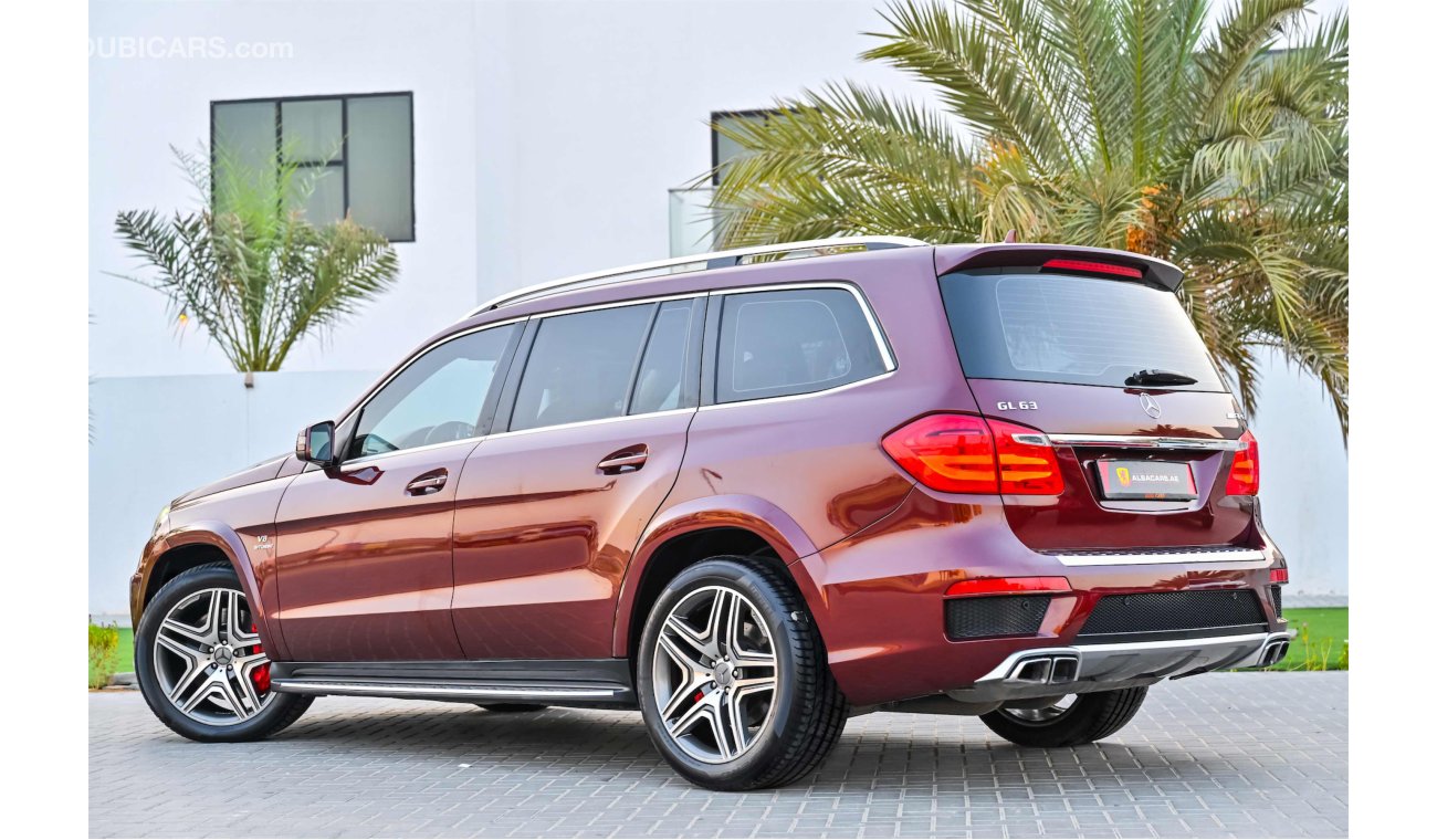 مرسيدس بنز GL 63 AMG V8 Bi Turbo |  2,330 P.M | 0% Downpayment | Full Option | Exceptional Condition