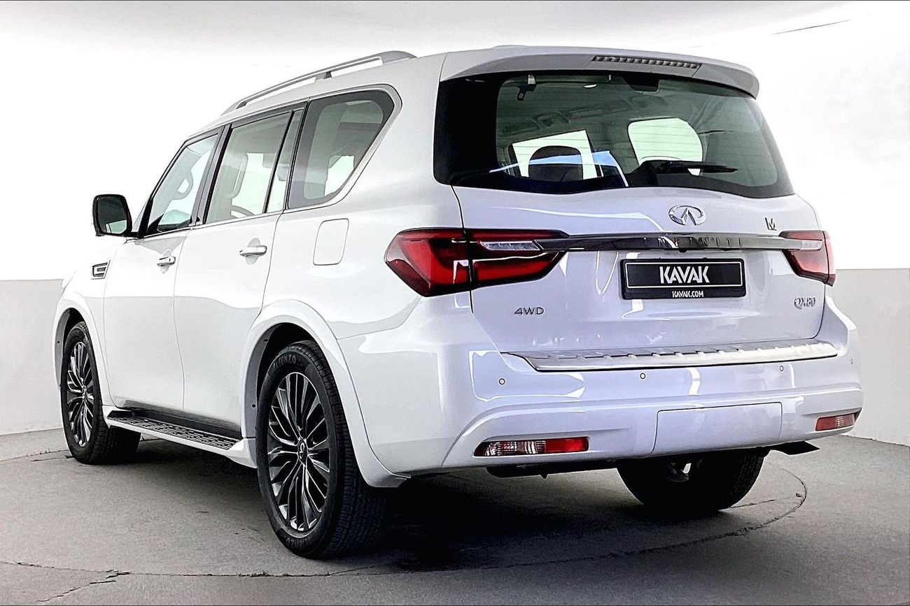 Infiniti QX80 Luxe Sensory ProActive - Black Edition | Guaranteed Warranty | 0 Down Payment