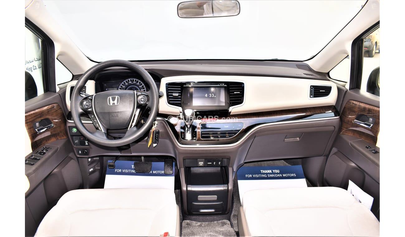 Honda Odyssey AED 1199 PM | 2.4L 2WD GCC DEALER WARRANTY