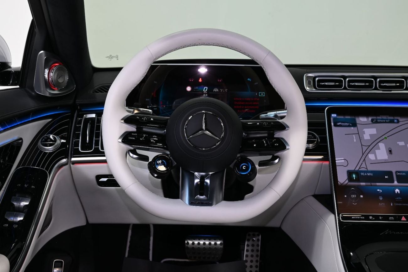 مرسيدس بنز S 63 AMG إي بيرفورمانس مرسيدس بنز S63 AMG E Performance موديل 2024، ضمان الوكالة حتى مارس 2029، باقة خدمة الوكالة لمدة 4 سن