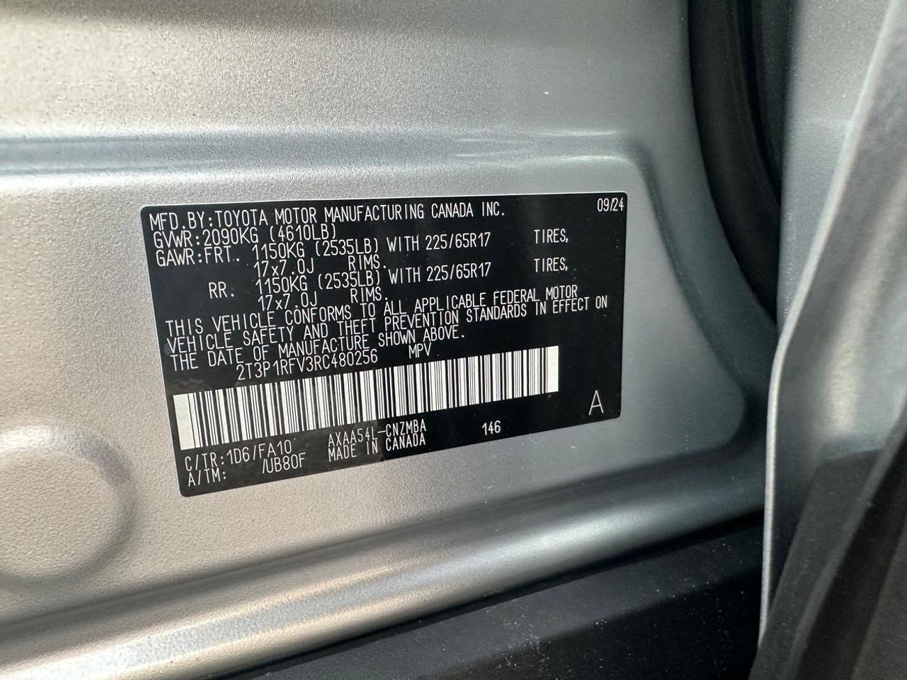 Toyota RAV4 RAV4 xle 4x4 AWD Full option