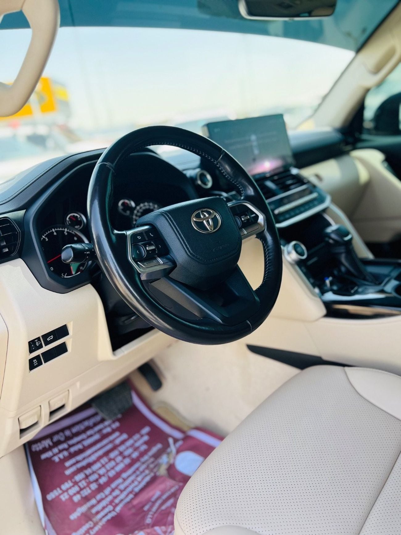 Toyota Land Cruiser GXR TOYOTA: Land Cruiser TWIN TURBO ENGINE : 3.5L 6 cylinder PETROL MODEL : 2023 COLLAR : BLACK INTERIOR