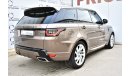 Land Rover Range Rover Sport Supercharged 5.0L V8 SUPERCHARGED 2018 GCC WITH SERVICE CONTRACT AND WARRANTY FROM AL TAYER