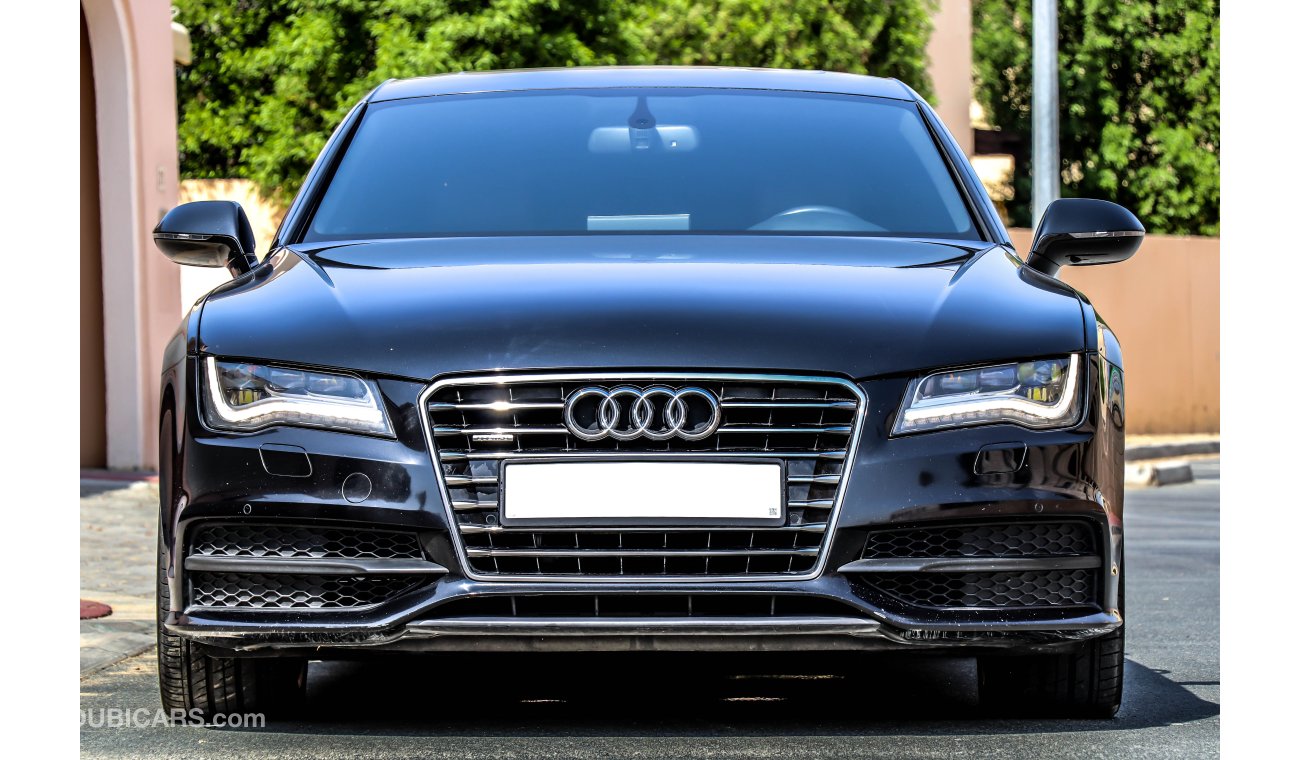 Audi A7 2.8 V6 Supercharged GCC 2014 under Warranty with Zero Down-Payment