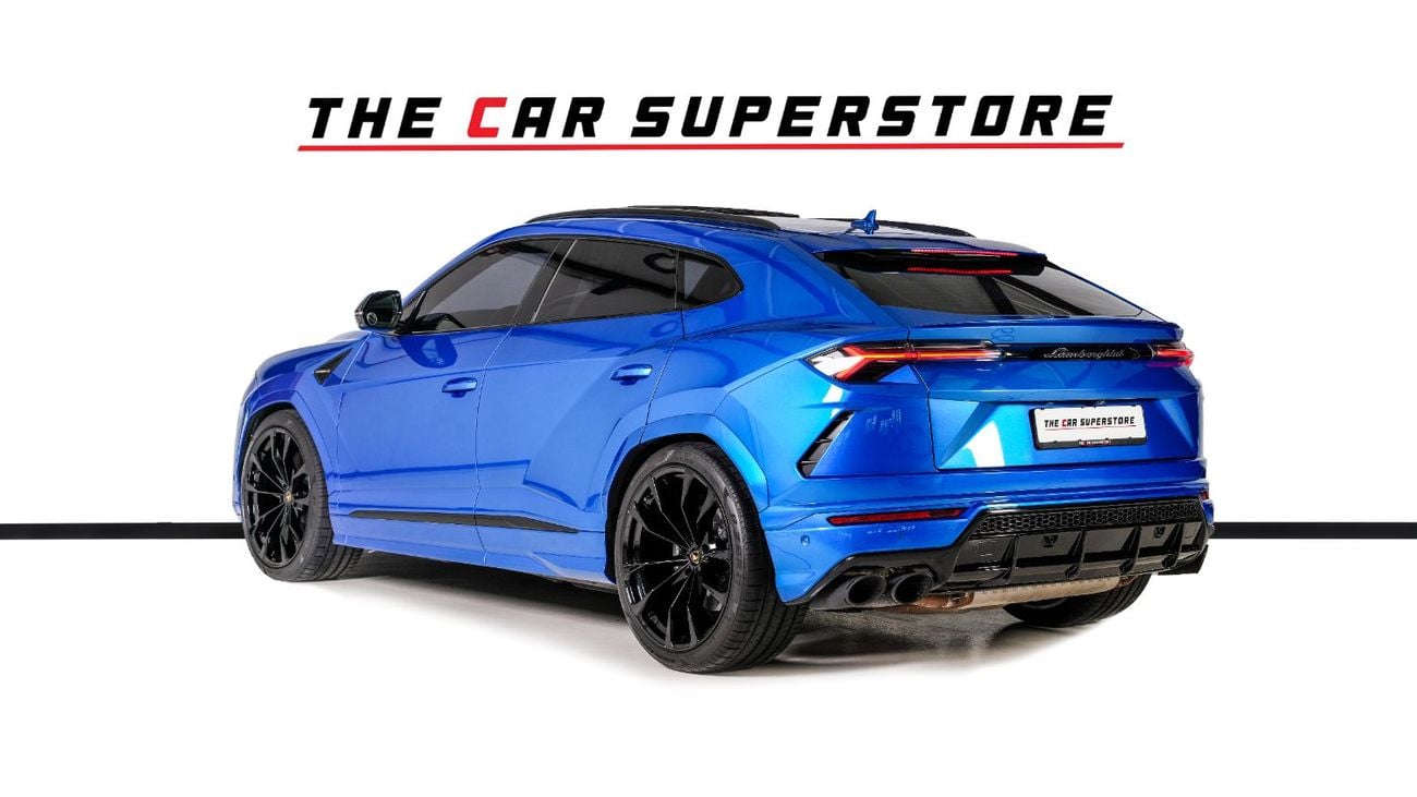 Lamborghini Urus STD 4.0T V8 Blue Eleos-Lamborghini Warranty-Full Carbon Fiber Interior-Bi-Colour Leather