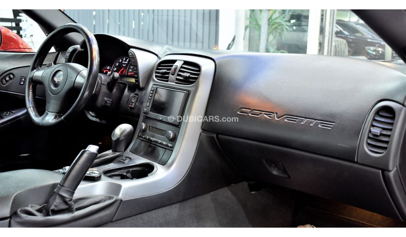 Chevrolet Corvette EXCELLENT DEAL for our Chevrolet Corvette C6 / LS2 V8 Engine ( 2006 Model ) in Red Color GCC Specs