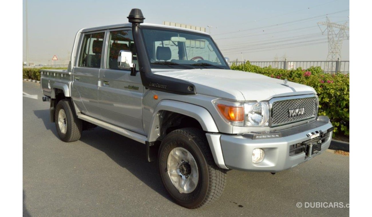 تويوتا لاند كروزر بيك آب DOUBLE CABIN V6 4.0L GASOLINE FRT/RR DIFF.LOCK, WINCH, NAV, ALLOY WHEEL, SNORKEL MANUAL TRANS