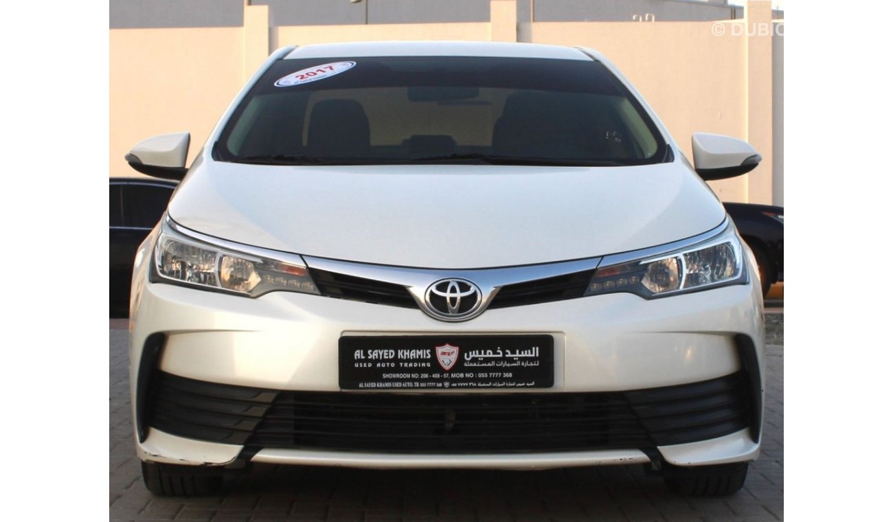 Toyota Corolla XLI Toyota Corolla 2017 GCC, in excellent condition