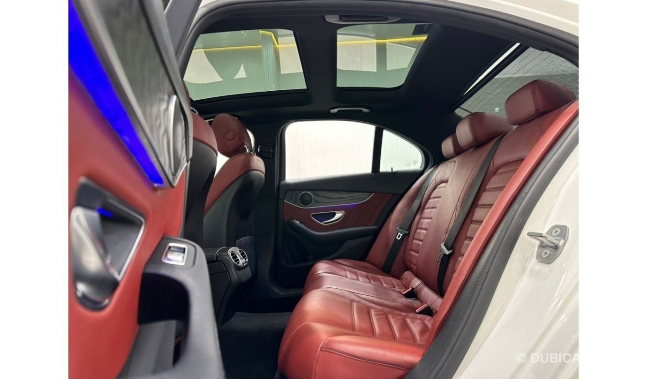 مرسيدس بنز C200 بريميوم 2019 Mercedes Benz C200 AMG, May 2024 Mercedes Warranty, Full Options, Low Kms, GCC