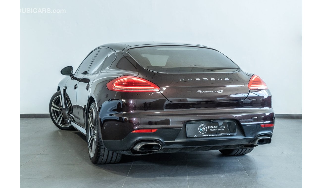 بورش باناميرا ٤ أس 2014 Porsche Panamera 4 / Porsche Warranty / Sports Chrono / Turbo Wheels