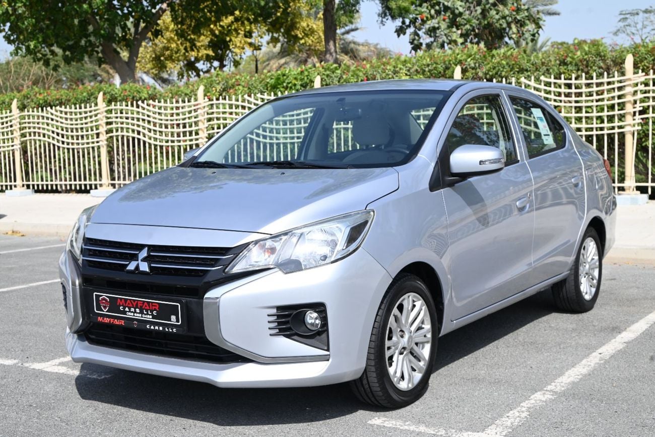 Mitsubishi Attrage GLX Mid 1.2L - 0% DP - ORIGINAL PAINT - MITSUBISHI ATTRAGE 2022 - LOW MILEAGE - GCC