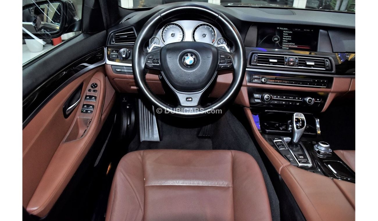 بي أم دبليو 530i EXCELLENT DEAL for our BMW 530i ( 2013 Model ) in Brown Color GCC Specs