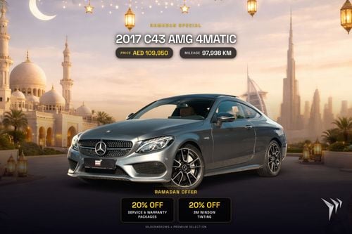 Mercedes-Benz C 43 AMG JANUARY SAVINGS | 0% Downpayment | 2,558 P/M | Warranty and Service Package Available