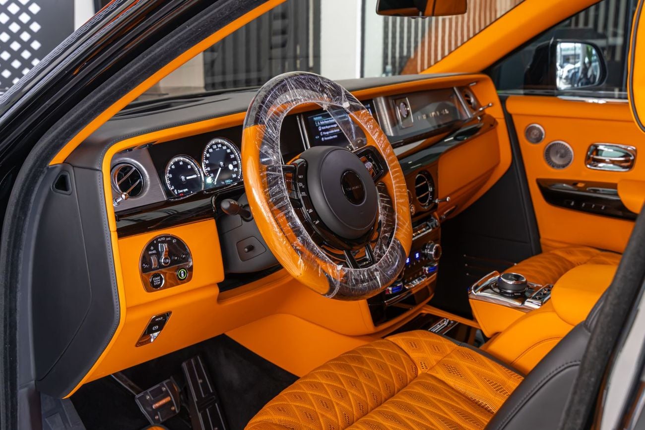 رولز رويس فانتوم | Original Mansory with Certificate | Bespoke Orange Interior | European Specs