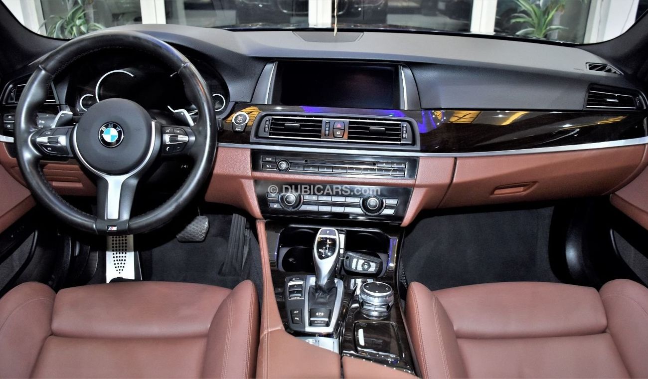 بي أم دبليو 528i EXCELLENT DEAL for our BMW 528i M-Kit ( 2015 Model ) in Dark Blue Color GCC Specs