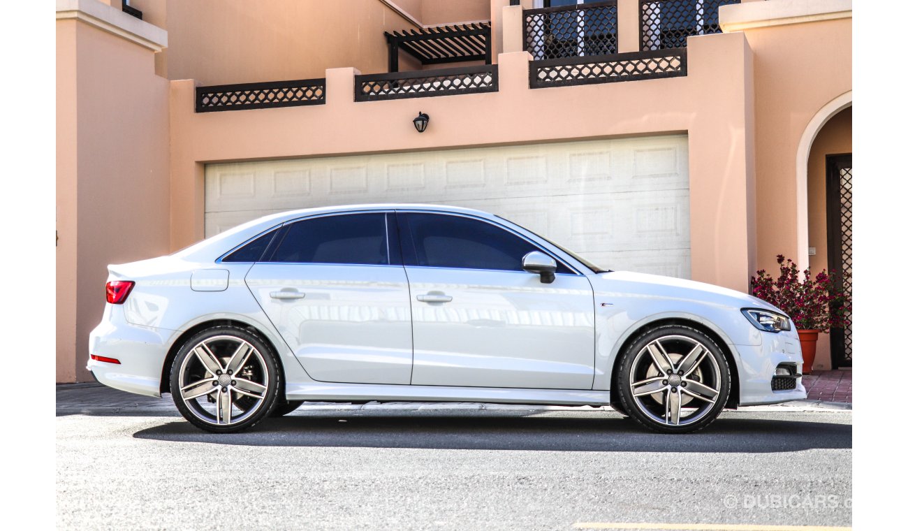 Audi A3 40 TFSI full option AED 1.355 P.M with 0% D.P under warranty