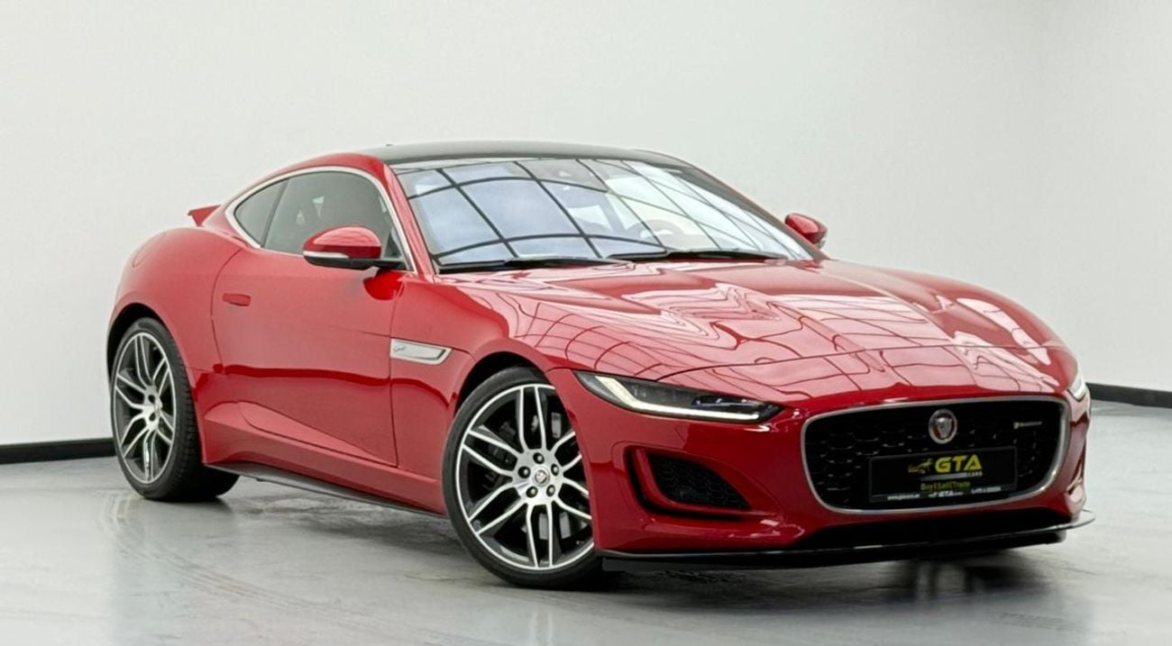 Jaguar F Type R-Dynamic 3.0L (380 HP) Coupe 2021 Jaguar F-Type P380 R-Dynamic, 2026 Jaguar Warranty + Service Pack