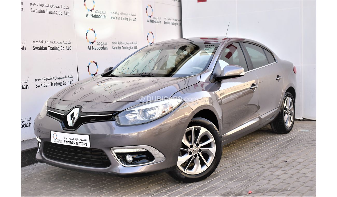 Renault Fluence AED 742 PM | 2.0L LE GCC DEALER WARRANTY