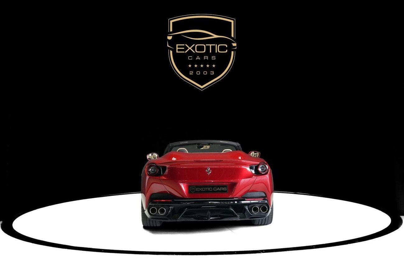 فيراري بورتوفينو STD (3.9L · 8 Cyl · Automatic · Petrol · Convertible · Rear Wheel Drive · 4 Seats · 2 Door)