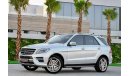 Mercedes-Benz ML 400 AMG | 2,610 P.M | 0% Downpayment | Full Option | Immaculate Condition!