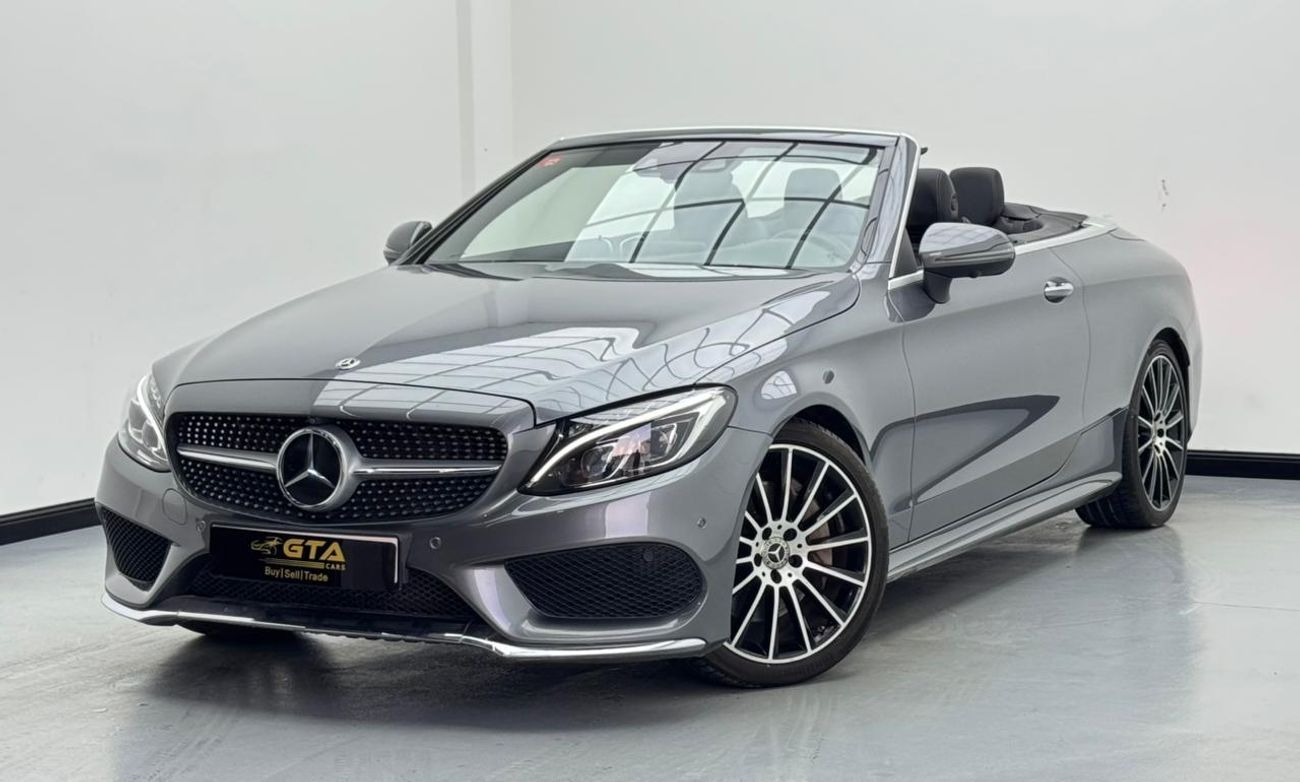 Mercedes-Benz C 300 AMG Pack 2.0L 2018 Mercedes-Benz C300 AMG Convertible, 1 Year Warranty, Mercedes Service History, GC