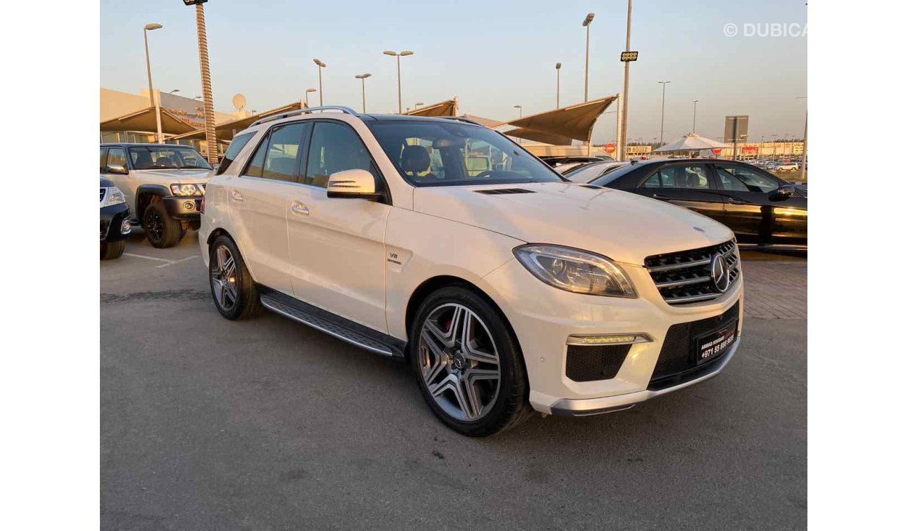 مرسيدس بنز ML 63 AMG خليجي 2014 بانوراما بدون حوادث فل أوبشن