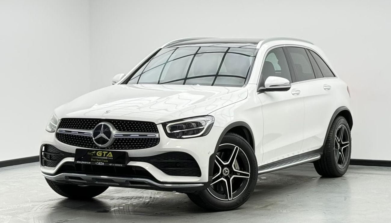 مرسيدس بنز GLC 300 2021 Mercedes Benz GLC300 4MATIC, Warranty, Full Service History, Very Low Km, Fully Loaded, GCC