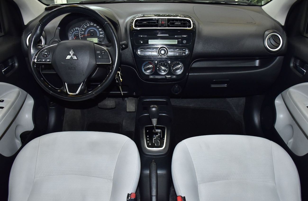 Mitsubishi Attrage EXCELLENT DEAL for our Mitsubishi Attrage ( 2022 Model ) in Silver Color GCC Specs