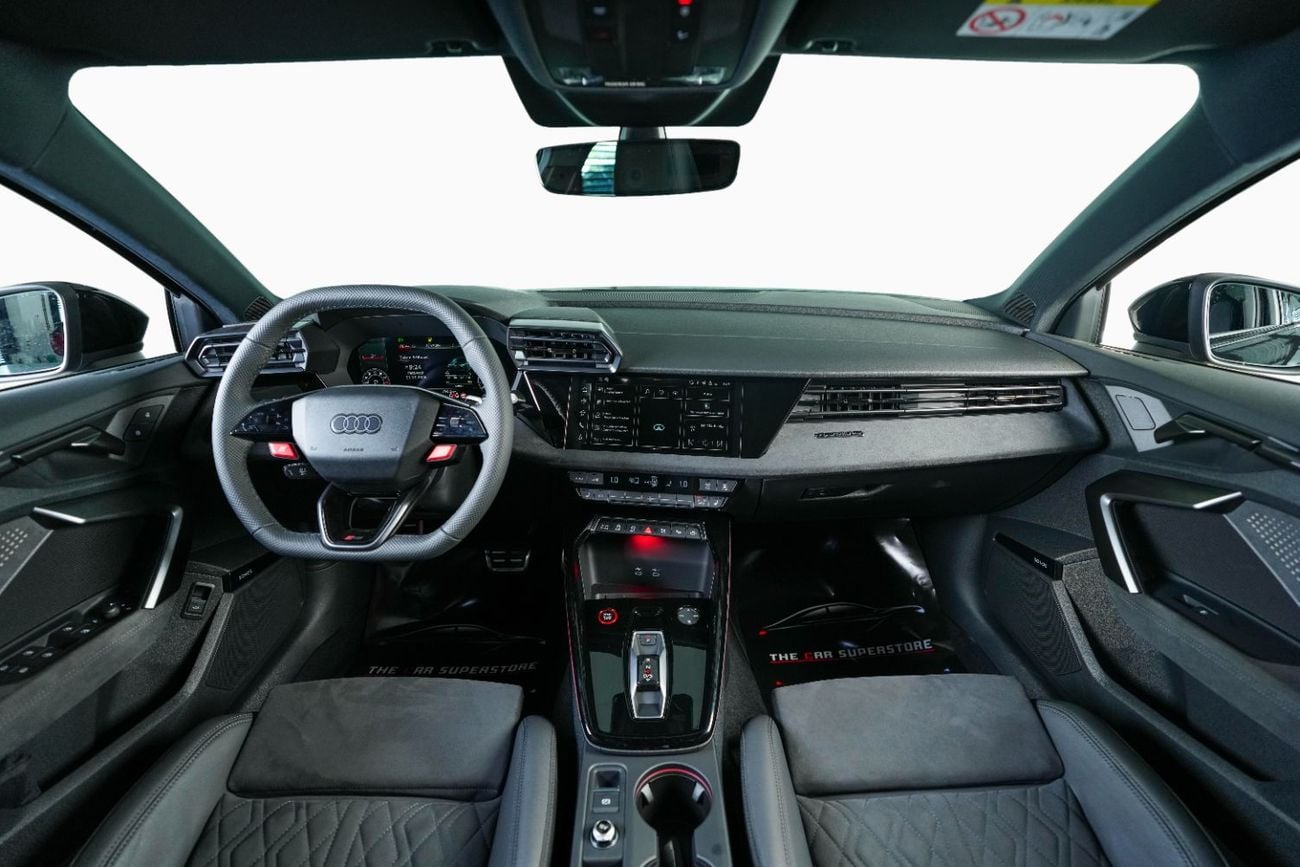 Audi RS3 TFSI SPORTBACK Metallic Black-Alcantra Trim-low Mileage-Warranty & Service Packages Available