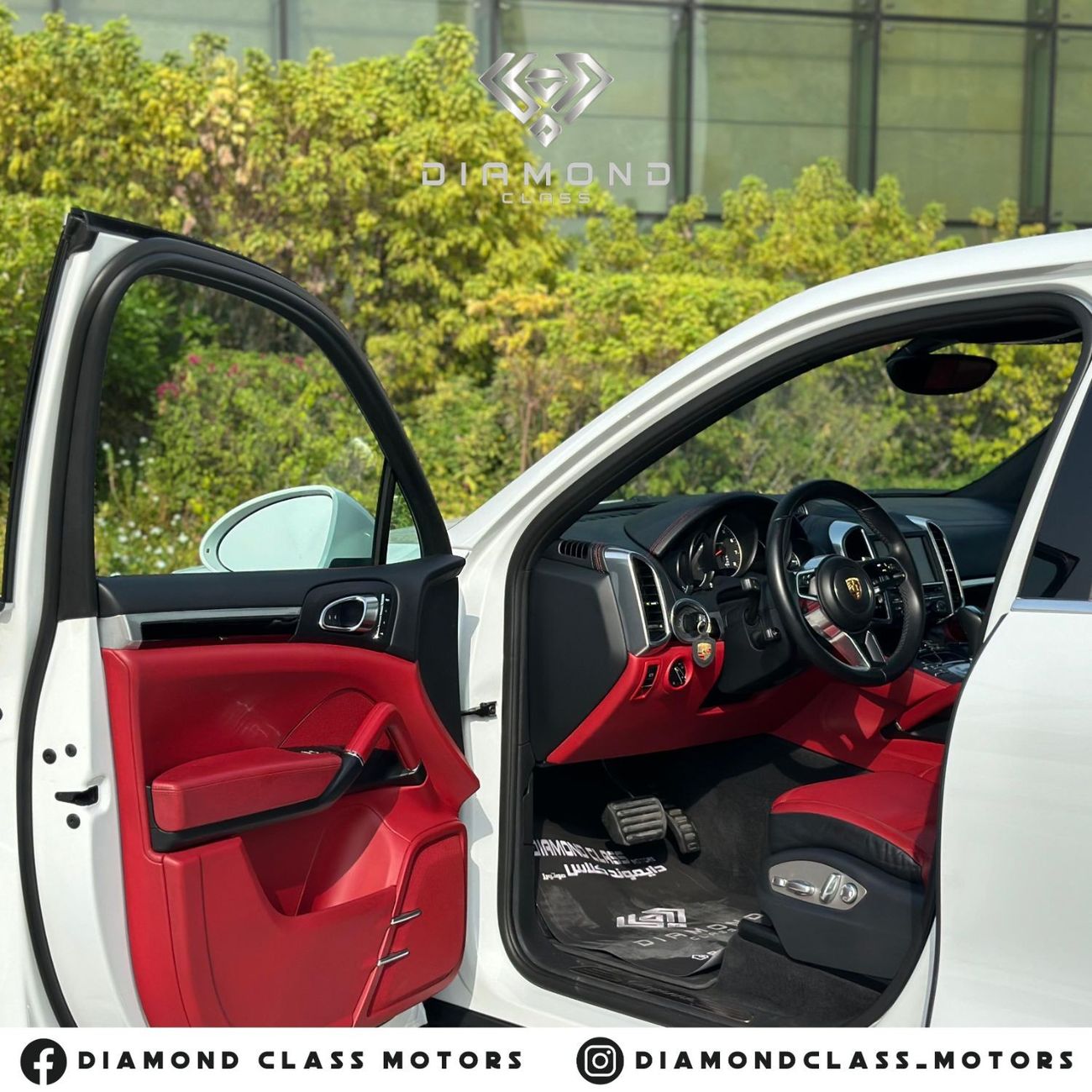 Porsche Cayenne Porsche Cayenne V6 Design Edition Red interior  Full Option GCC AED Under Warranty