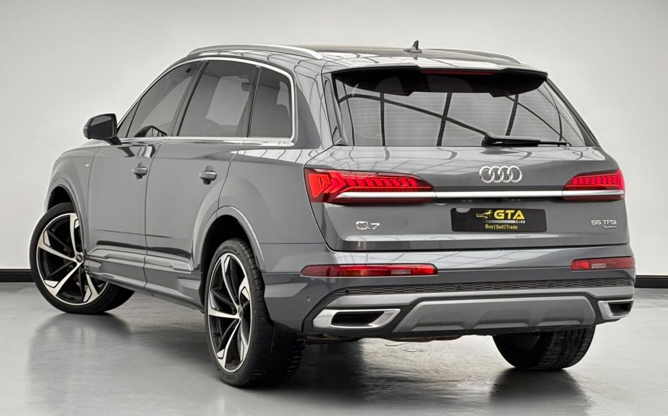 Audi Q7 2022 Audi Q7 55 TFSI Quattro S-Line, 1 Year Warranty Unlimited KM, Service History, GCC