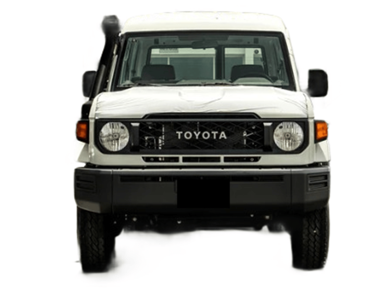Toyota Land Cruiser 70 ECT0102 - Toyota LC78 Hardtop 3 Doors GDJ78 - 2.8L Diesel Manual White