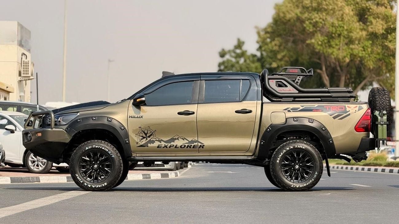 Toyota Hilux HEAVY 4X4 SPORTS BAR WITH BASKET | AUTOMATIC TRANSMISSION | 2.8L DIESEL | OFF ROAD MODIFIED BUMPER W