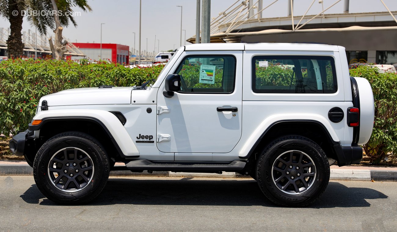 Jeep Wrangler Sahara 80th Anniversary 4X4 V6 3.6L , 2021 , GCC , 0Km , W/3 Yrs or 60K Km WNTY @Official dealer