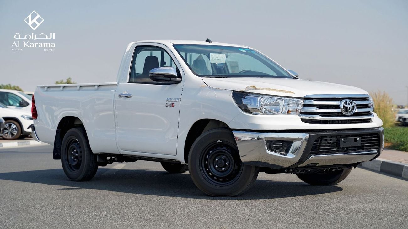 Toyota Hilux GL 2.4L Single Cab Utility D-4D | 6-Speed Manual | GCC Specs | Power Windows & Mirrors