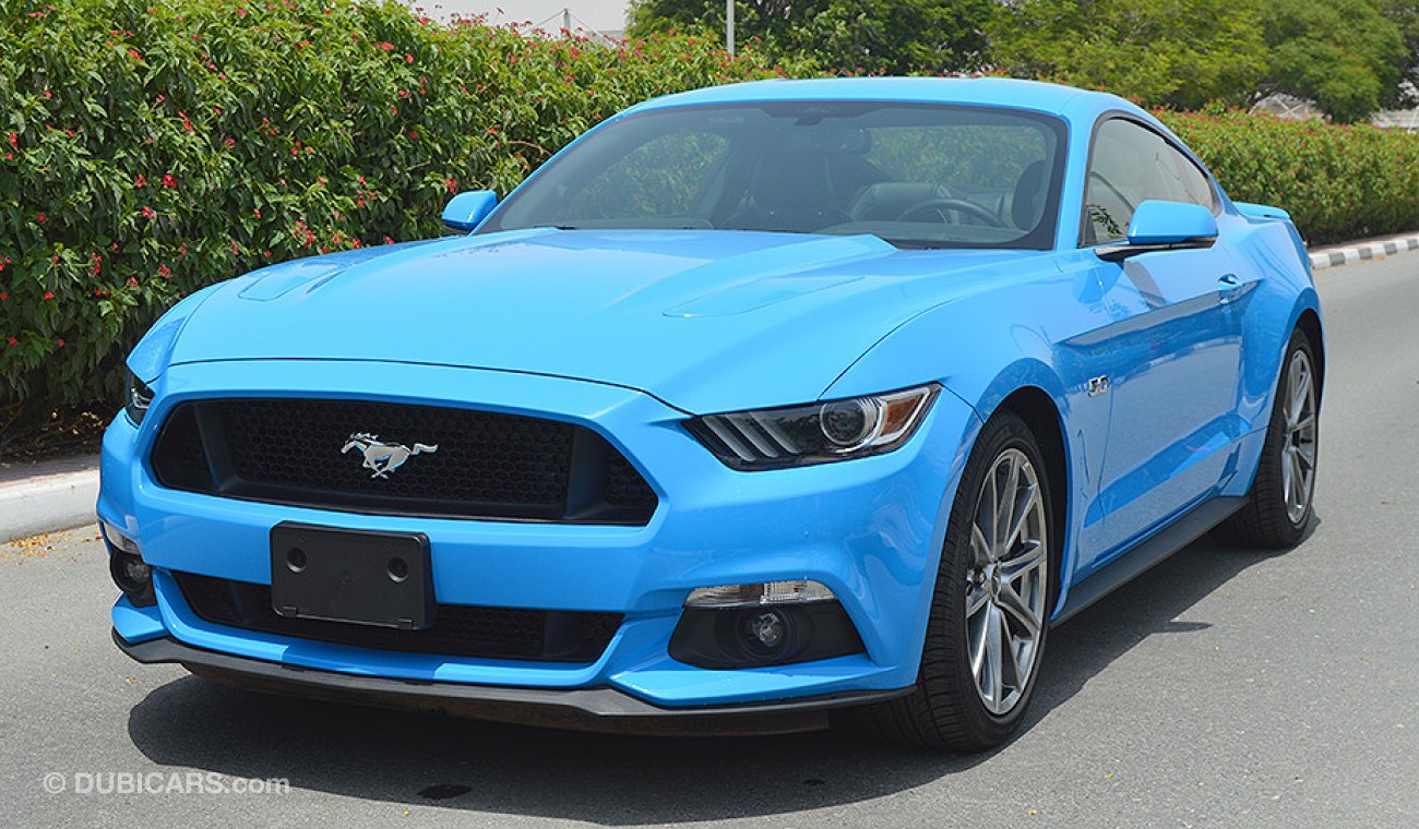 Ford Mustang GT Premium+, 5.0L V8 GCC, 0km w/ 3 Years or 100K km Warranty and 60K km Service at AL TAYER