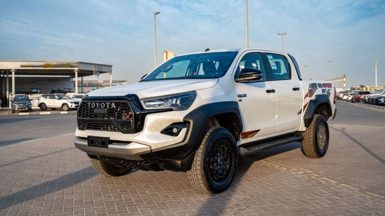 Toyota Hilux GR Sport 4.0L Automatic . Petrol . Pick Up Truck . Four Wheel Drive . 5 Seats . 4 Doors ▾