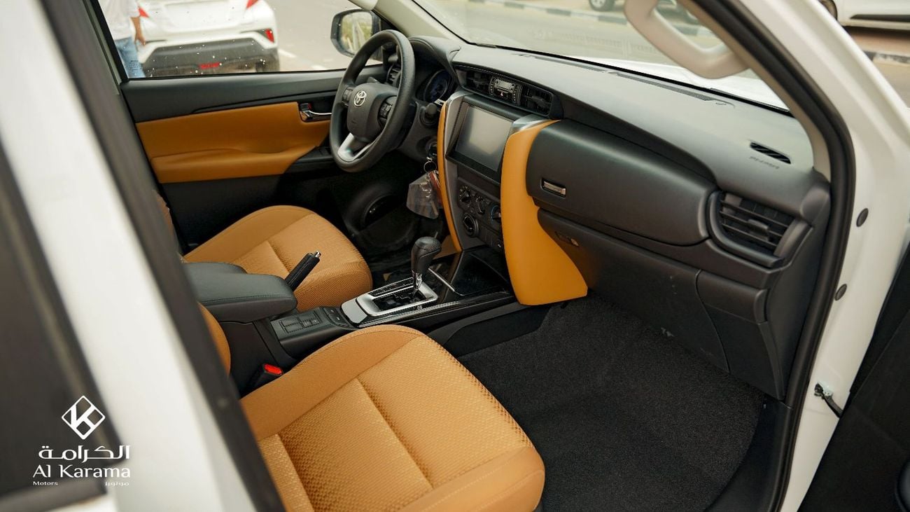 Toyota Fortuner 2.4L DIESEL Engine | 17'Steel Wheels with Cover | 8" DISPLAY AUDIO | GCC Specs